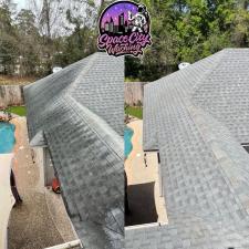 Roof Cleaning in The Woodlands, TX 1